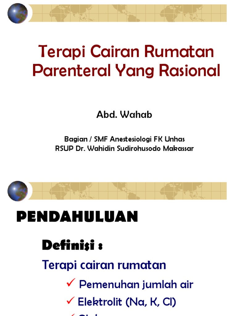 Terapi Cairan Rumatan Rasional | PDF