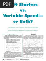 Soft Starters vs. Variable Speed - or Both?: Juan Sagarduy, Jesper Kristensson, Sören Kling and Johan Rees