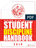 Shs Student Discipline Handbook