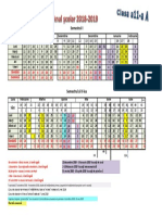 Structura Anului Scolar 2018-2019
