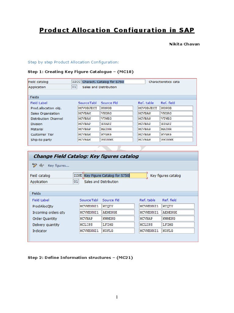 Product Allocation Setup in SAP S/4HANA | PDF | Business | Technology ...