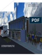 Exterior Perspective: Unified and Integrated Bus Stops On Epifanio de Los Santos Avenue