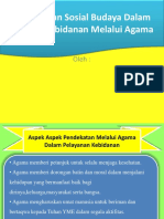 Pendekatan Sosial Budaya Dalam Praktek Kebidanan Melalui Agama