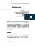 La Estabilidad de Los Actos Administrativos Urbanísticos