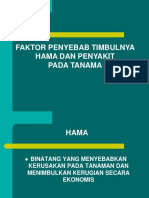 Faktor Penyebab Timbulnya Hama Dan Penyakit Pada Tanaman