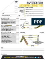 Anchorage Connector Inspection Form Rev C