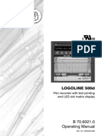 Logoline 500D: Pen Recorder With Text Printing and LED Dot Matrix Display