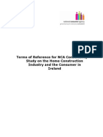 NCA Study of Construction Industry Terms of Reference