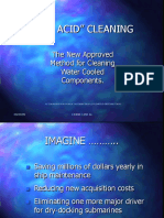 "Safe Acid" Cleaning: The New Approved Method For Cleaning Water Cooled Components