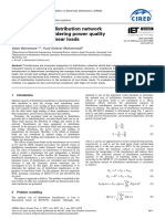 Optimal Sizing of Distribution Network Transformers Considering Power Quality Problems of Non-Linear Loads