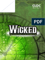 2016 Wicked Program CLOC Musical Theatre