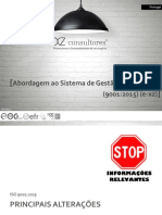 Principais alterações iso9001