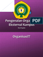 Pengenalan Organisasi Ekternal Kampus