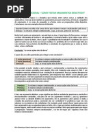 3- Lógica Proposicional – Como Testar Argumentos Dedutivos