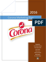 Corona Marketing Plan