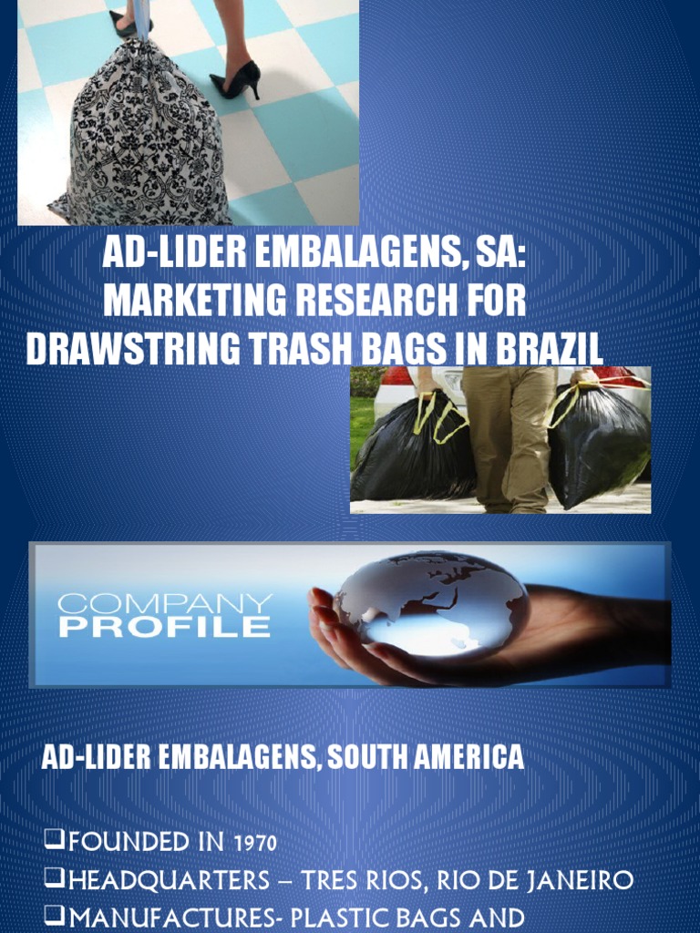 Market Research on Drawstring Trash Bags | PDF | Brand | Packaging And ...