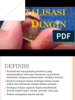  Kristalisasi Dingin