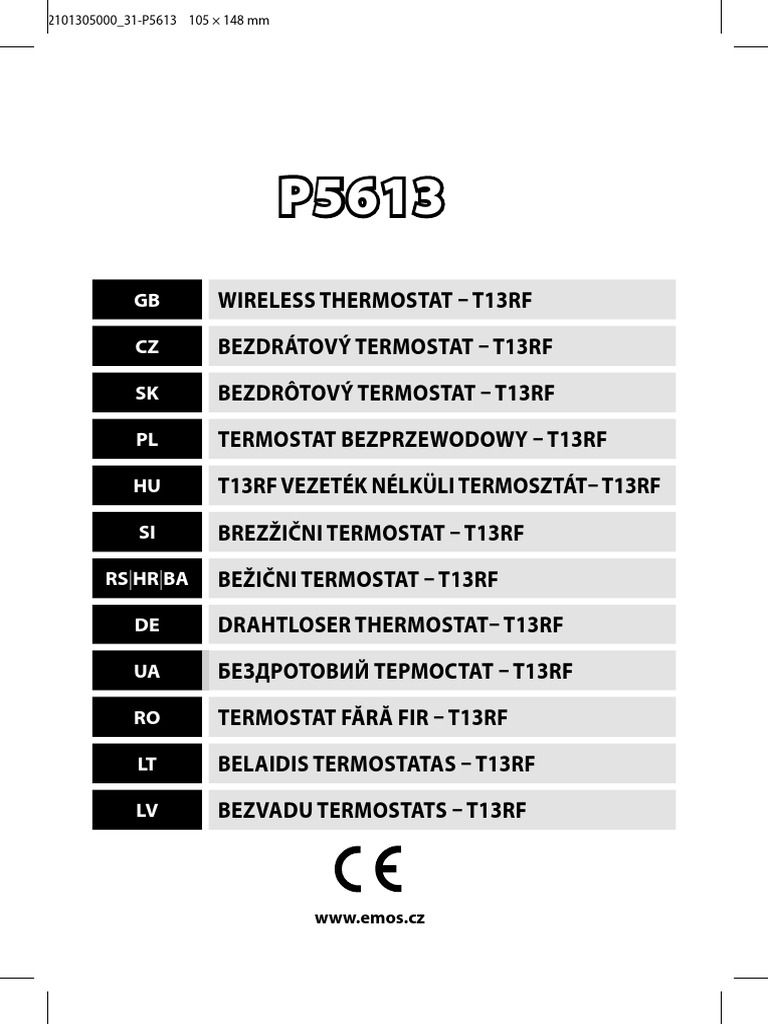 Thermostat Pdf