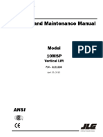 JLG 10MSP Service Manual