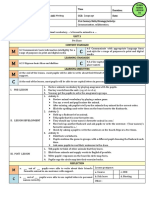 YEAR 1 LESSON PLAN