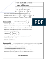 Devoir Bts Esa Mathe