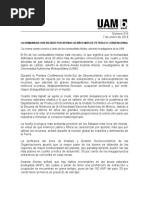 comunicado uam
