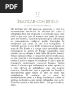 Traficar com estilo por Maria do Rosário Pedreira