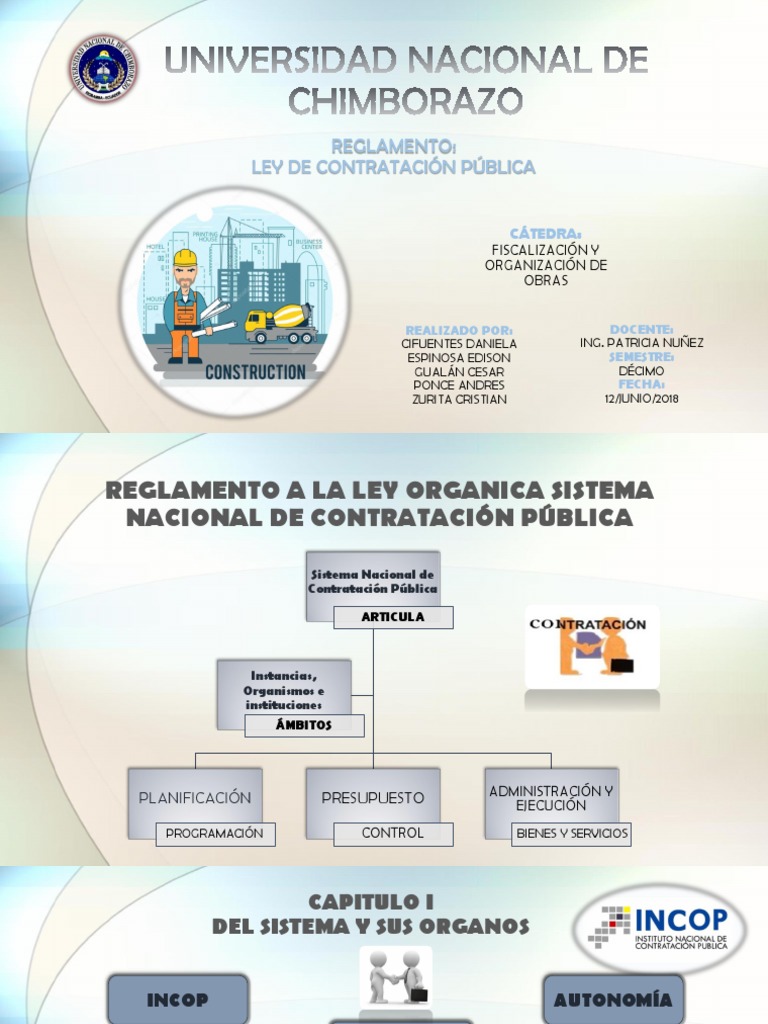 Reglamento de Contratación Pública INCOP | PDF | Subasta | Presupuesto