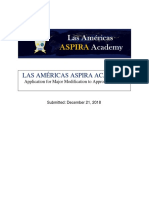 Las Americas ASPIRA Academy Major Modification Application