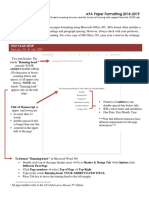 Title Page Setup: APA Paper Formatting 2018-2019