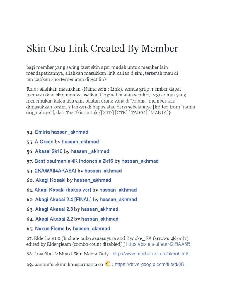 Skinsu Link Created By Member