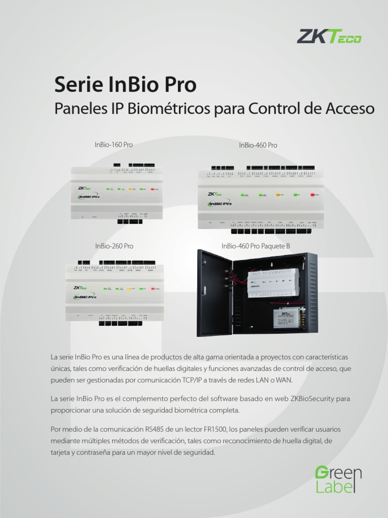 Serie in Bio Pro | PDF | Biometría | Red de computadoras