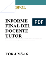 For-Uvs-16 Informe Final Practicas Tutor - Limonal - Ana Belen Jimenez Bonilla Final