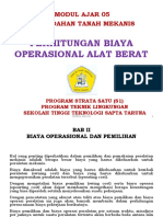 05-Perhitungan Biaya Operasional Alat Berat