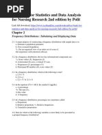 Link Full Test Bank For Statistics and Data Analysis For Nursing Research 2nd Edition by Polit