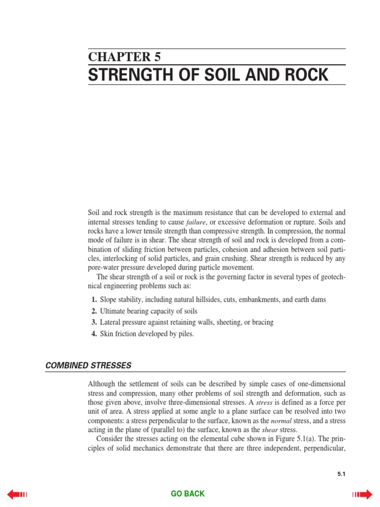 Soil and Rock Shear Strength Analysis | PDF | Strength Of Materials ...