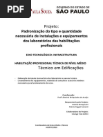 Padronização Do Tipo e Quantidade Necessária de Instalações e Equipamentos Dos Laboratórios de Técnico Em Edificações