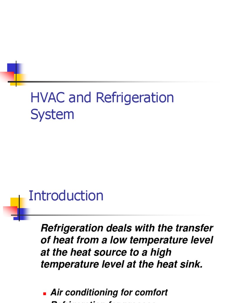 4.HVAC and Refrigeration System | PDF | Air Conditioning | Refrigeration