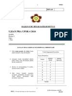 Sains Kertas 2 Upsr