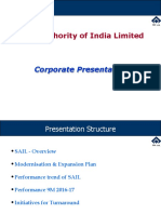 SAIL Corporate Presentation