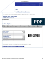 Travel Certificate Itinerary .