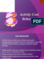 Bab 3 Activity Cost Behavior