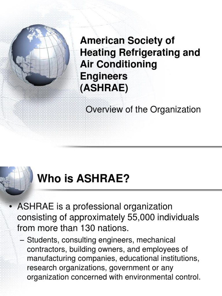 ASHRAE DEFINITION visual data 3