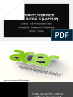 Product/Service Acer Nitro 5 (Laptop)