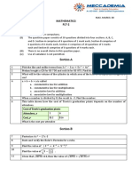 Grade-Viii: Mathematics FLT-2