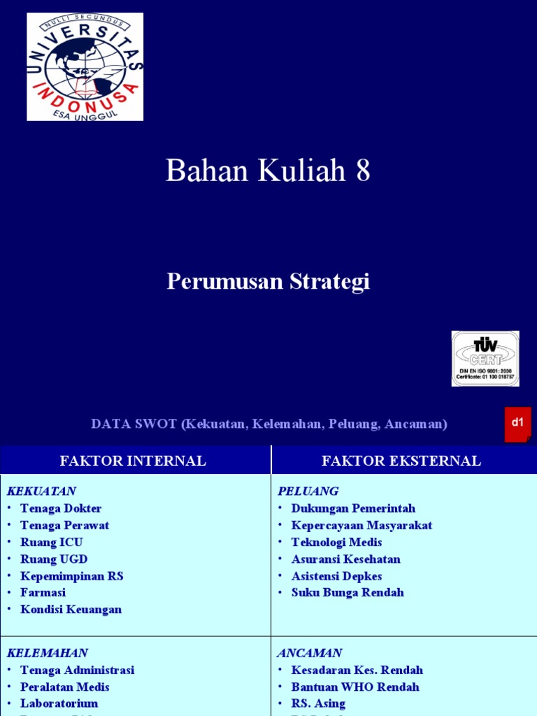 Analisa Swot Contoh | PDF