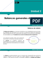 BME - Unidad 2-1 - Balance de Materia Generales