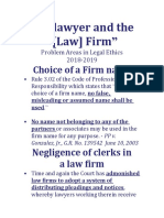 The Lawyer and The Law Firm 2018