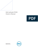 Latitude E7240 Ultrabook - Owners Manual - en Us PDF