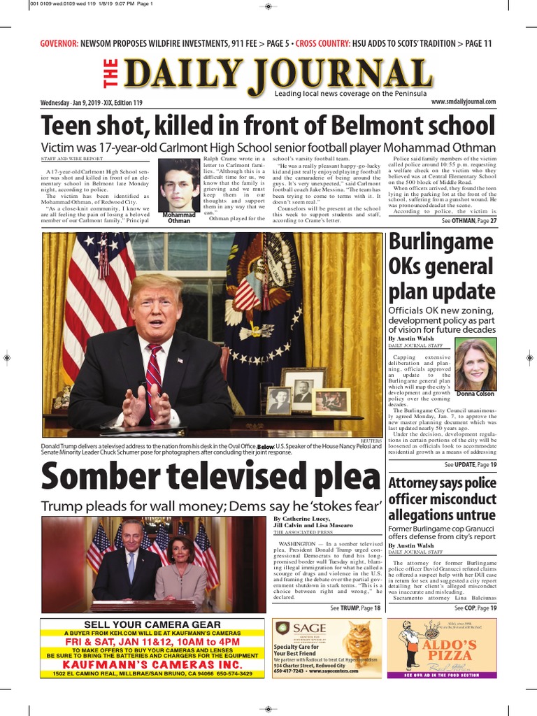 San Mateo Daily Journal 010919 Edition